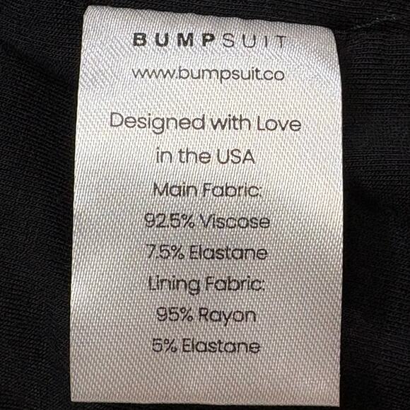 Bumpsuit NWT Maternity One Shoulder Long Sleeve Cut Out Maxi Dress - Picture 5 of 5